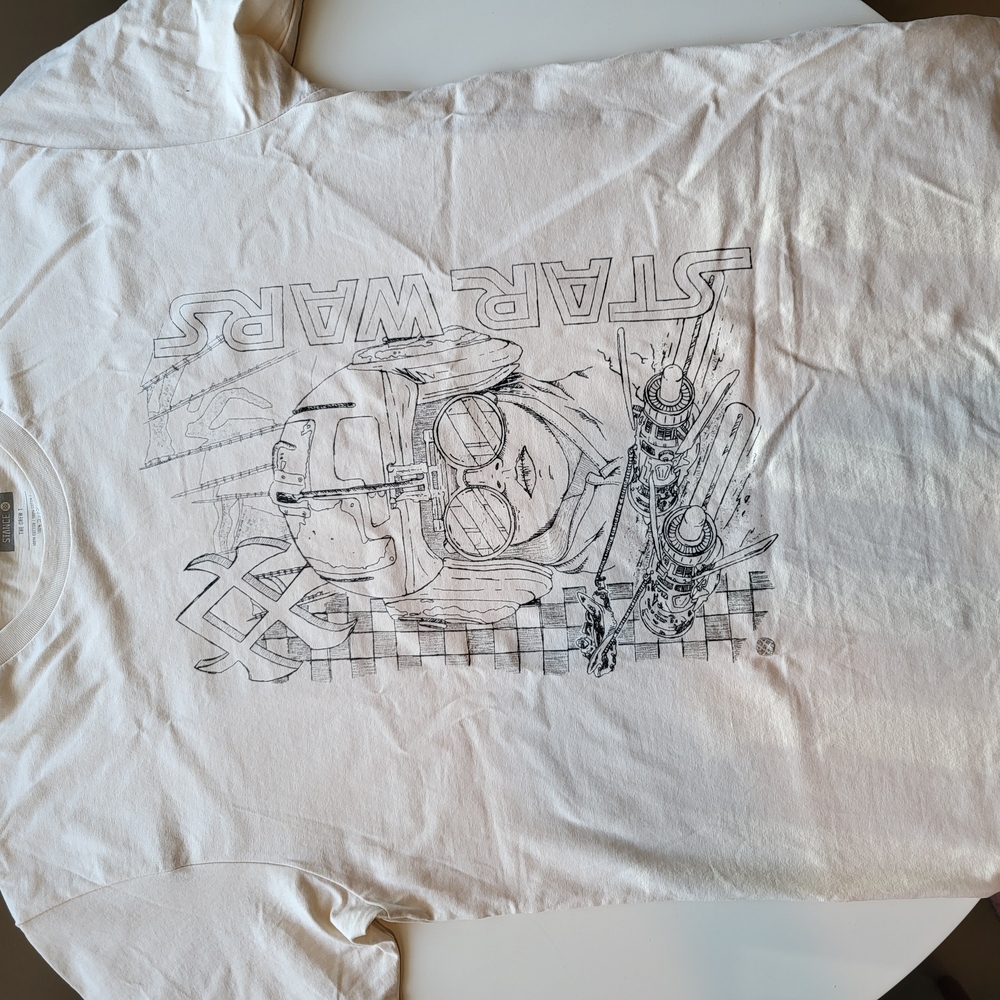 Brand New Stance Cream colored Star Wars Crew Neck T-Shirt